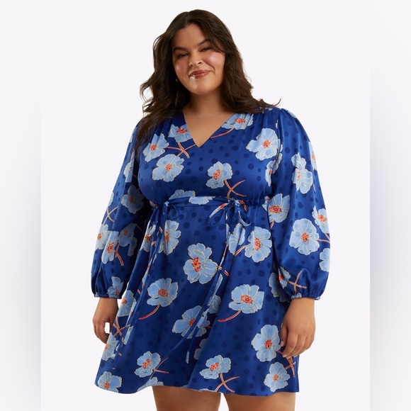 Draper James flattering Kellie Dress,  PRINTED Dot Jacquard. NEW! NWT - Picture 6 of 6